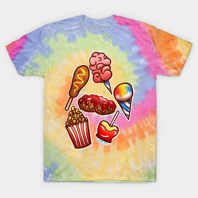 Carnival Goodies T-Shirt by Jan Grackle